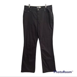 Levi signature jeans At Waist Bootcut. Size 14 Long Black